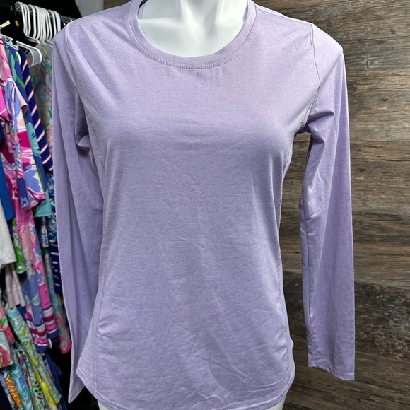Ridgecut Toughwear Purple Fitted Long Sleeve Tee - Picture 1 of 7